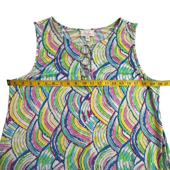 IVY LANE Multi Color Sleeveless Swing Dress Size Large - Picture 11 of 14